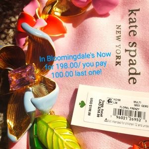 Kate Spade floral frenzy necklace